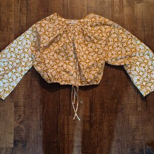 New Rebecca Taylor BOHO CROP TOP MED